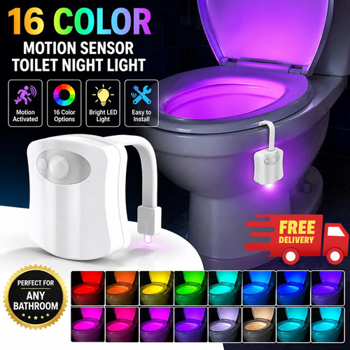 Pcs color led toilet - led,